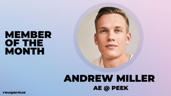 RevGenius Member Spotlight: Andrew Miller